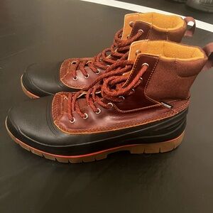 Sperry Men's Black and Brown Waterproof Boots